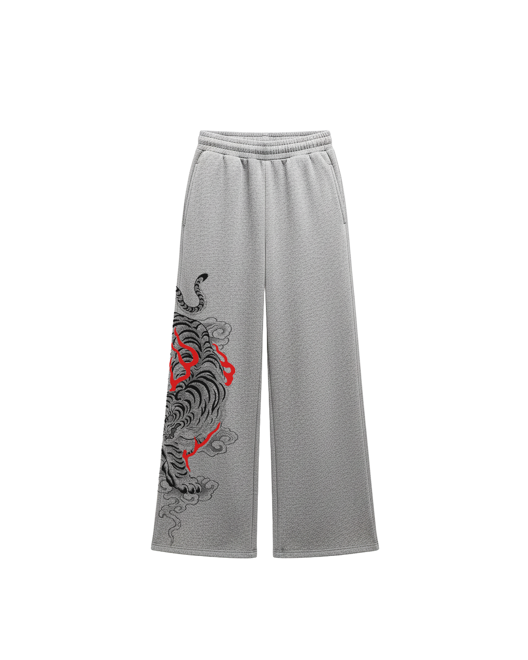 Grawl Grey Unisex Straight Fit Baggy Pants